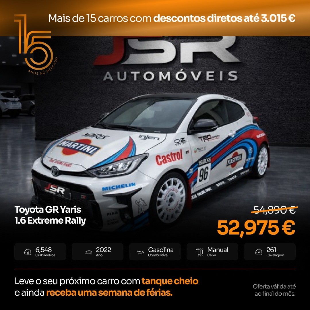 Toyota Gr Yaris 1.6 Extreme Rally