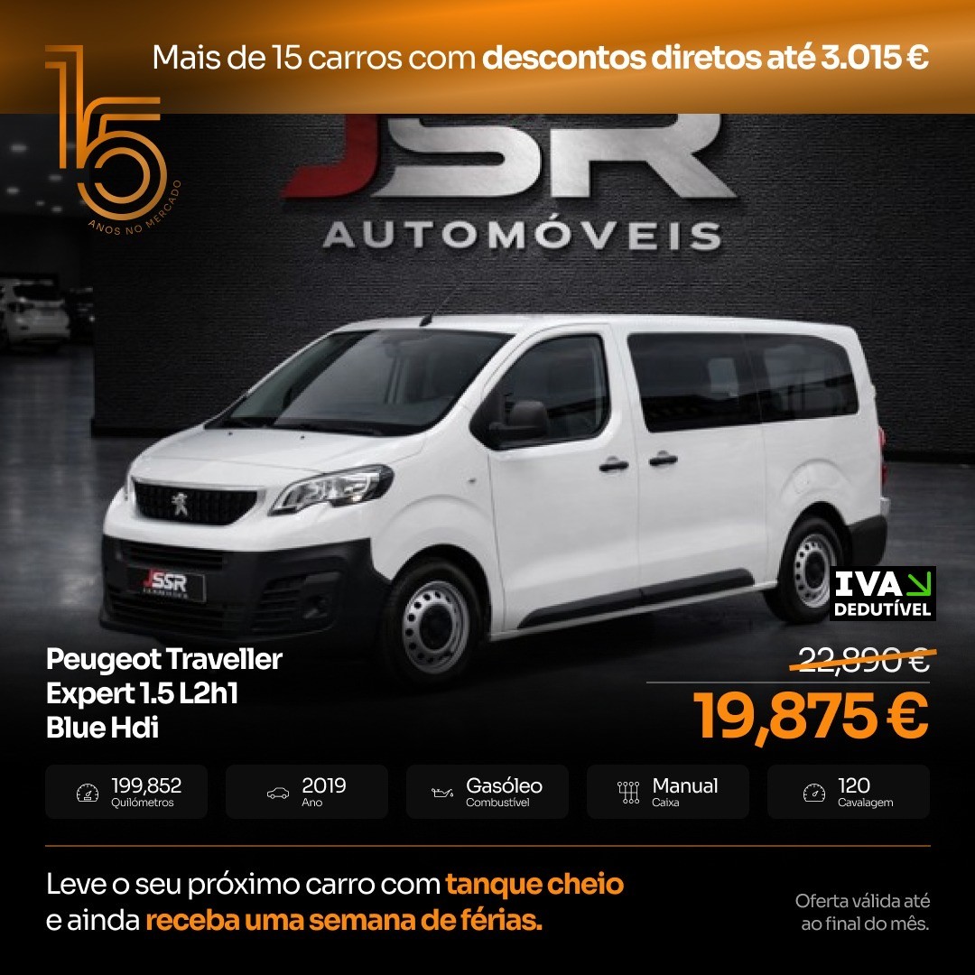 Peugeot Traveller Expert 1.5 L2h1 Blue Hdi