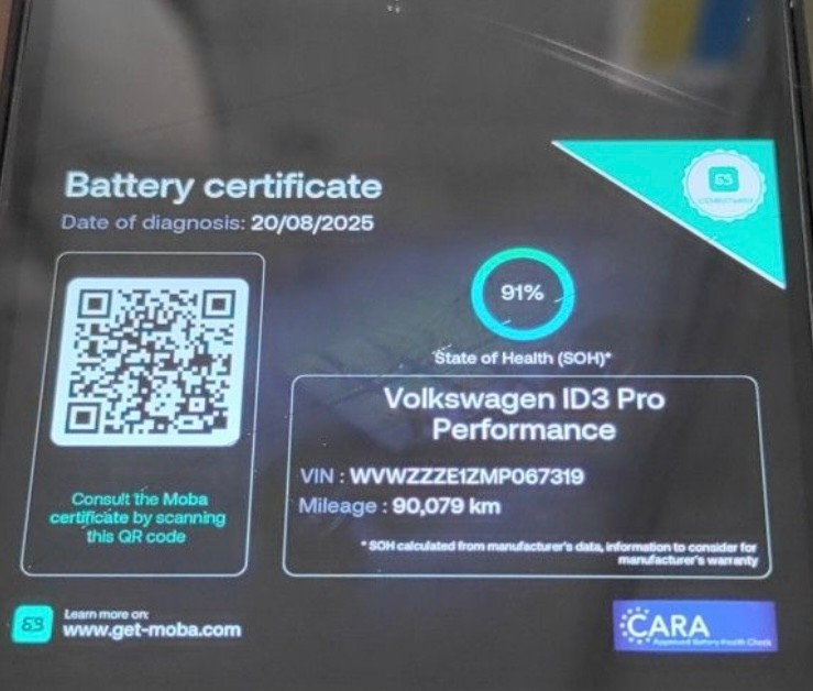 VW Id3 58 Kwh Performance Life