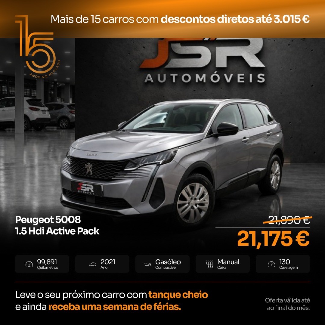 Peugeot 5008 1.5 Hdi 130cv Active Pack
