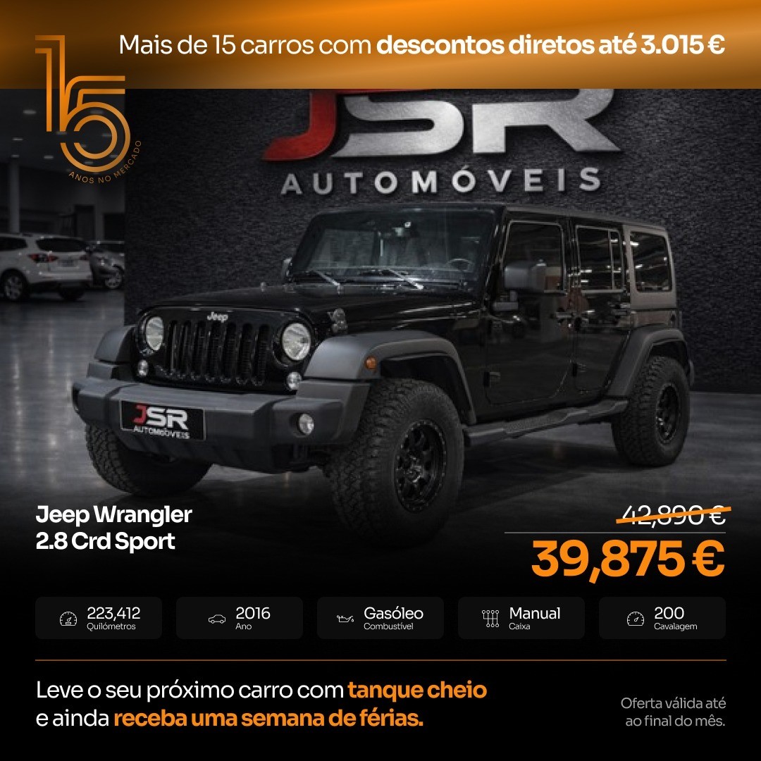 Jeep Wrangler 2.8 Crd Sport